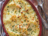 Baked Double Cheese Mashed Potatoes