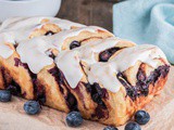 Blueberry Pull Apart Bread
