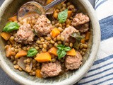 Easy Lentils and Sausage Soup