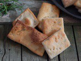 Easy Rosemary Crackers