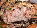 Hasselback Stuffed Pork Roast