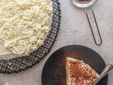 Homemade Classic Italian Tiramisu Layer Cake