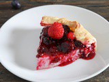 Italian Berry Ricotta Pie