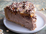 No Bake Hazelnut Crumb Cake