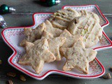 Pistachio Shortbread Cookies