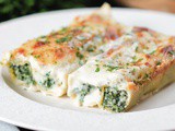 Spinach Ricotta Cannelloni