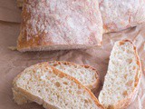 Traditional Italian Ciabatta Bread