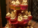 Fortune Cookie Red Velvet Cupcakes