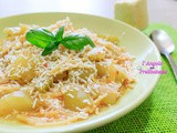 Pasta con zucchina a minestra