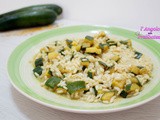 Riso con zucchine e curry, ricetta vegetariana