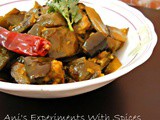 #Summer Cooler Recipe 2: Seem Baingan (Flat Beans With Brinjal/Aubergine)