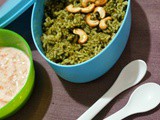 Spinach Rice | Keerai Sadam | Kids Lunch box Recipe