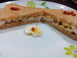 Egg Mayo Garlic Sandwich