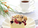 Berries Streusel cake 梅果蛋糕