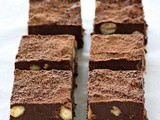 Chocolate, Hazelnut & Fig Squares 巧克力,榛子豆,无花果方块