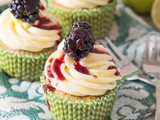 Blackberry Lime Cupcakes