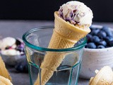 Blueberry Swirl Ice Cream (No Churn!)