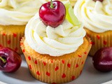 Cherry and Lime Cupcakes
