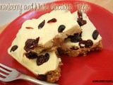 Cranberry and White Chocolate Tiffin