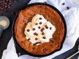 Egg Free Chocolate Chip Skillet Cookie