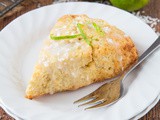 Lime and Coconut Scones