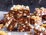 S’mores Fudge {no candy thermometer required!}