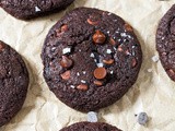 Salted Double Chocolate Cookies