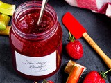 Strawberry Rhubarb Jam {Small Batch}