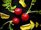 Fresh spring garden radish