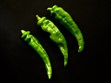 Kyoto speciality green manganji pepper