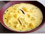 Kumbalanga Moru Koottan / Ash Gourd in Yogurt Gravy (Kerala style)