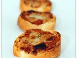 Roasted Red Pepper Pesto Crostini