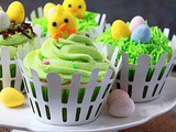 Easter Cupcakes {Eggless}