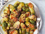 Oven Roasted Brussels Sprouts With Balsamic Maple Glaze