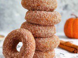 Vegan Pumpkin Donuts With Cinnamon Sugar