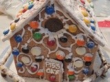 Gingerbread House with 'Glass' Windows (and Light)