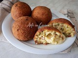 Arancine siciliane con piselli