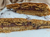 Biscottone con nutella e cioccolato torta di frolla