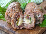 Cannoli di carne con zucchine e speck