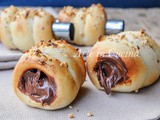 Cannoncini di brioche alla nutella ricetta facile