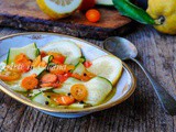 Carpaccio di zucchine al limone facile e veloce