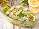 Carpaccio di zucchine con parmigiano