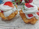Cestini di sfoglia alle fragole