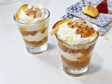 Cheesecake alle pesche monoporzione