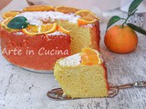 Chiffon cake all’arancia dolce alto e soffice