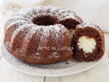 Ciambella al cioccolato cuore di cocco
