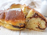 Ciambella con pasta madre alla nutella