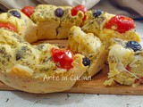 Ciambella mediterranea torta salata veloce