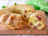 Ciambella salata con salame e provola svuotafrigo in 5 minuti