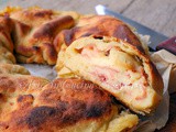 Ciambella salata di patate con prosciutto e provola